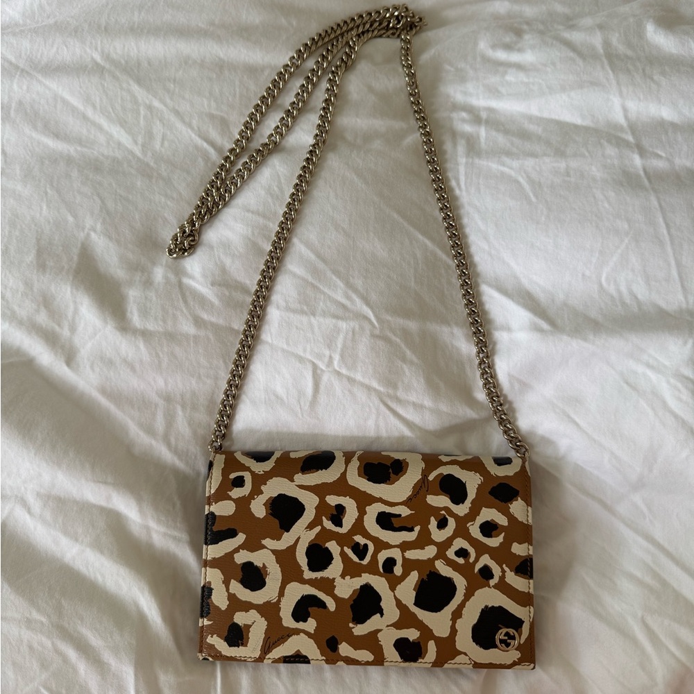 Gucci GG Betty Crossbody Bag - Brown and Cream